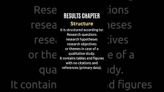 Result chapter researchtips [upl. by Nwahsed]