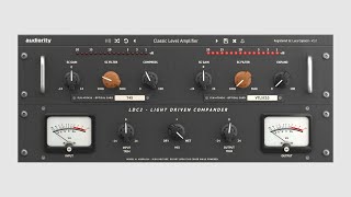 Audiority LDC2  Light Driven Compander Compressor  Expander Quick Demo [upl. by Nauqes]