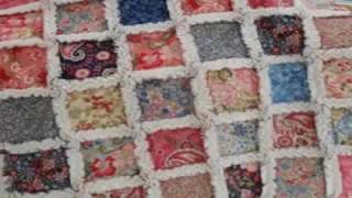 beginning machine quilting rag quilt designs [upl. by Adiol100]