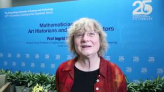 Prof Ingrid Daubechies  HKUST 25th Anniversary Greetings Video [upl. by Airdni]