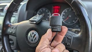 ✅👉 How to Reprogram a second hand remote control for VW golf 2009 HLO 1K0 959 753 G Quick and cheap [upl. by Halstead385]