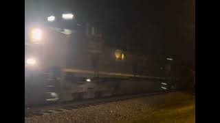 CSX manifest goes through waxhaw w a nice K5LA [upl. by Vadnee]