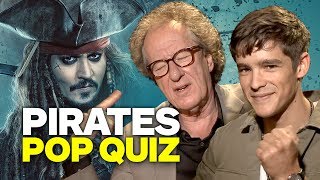 Guess the Real Pirate With The Newest Pirates of the Caribbean Cast [upl. by Assirak]