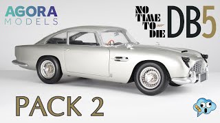 Agora Models 007 Aston Martin DB5 from James Bond No Time To Die 18 scale diecast pack 2 build [upl. by Leach]