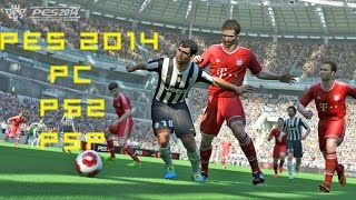 PES 2014 PCXBOX 360PS3 VS PS2 VS PSP [upl. by Elreath]