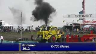 Die K700 Klasse Tractor Pulling Grimmen 2012 [upl. by Holleran425]