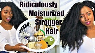 Products for SUPER HYDRATED STRONGER GROWING Hair  NATURAL HAIR [upl. by Oman905]