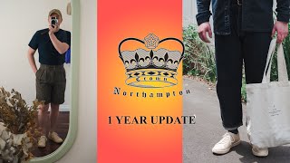 Crown Northampton Harlestone  Off White Veg Tan Calf Leather 1 Year Later Review [upl. by Yerggoeg41]