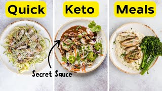 My SECRET Method to 5 Minute Keto Meals [upl. by Howzell]