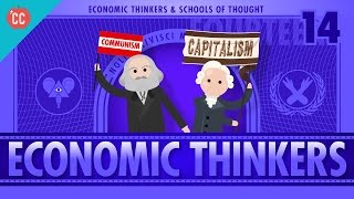 Economic Schools of Thought Crash Course Economics 14 [upl. by Cogswell]