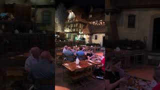 Biergarten in Epcot [upl. by Aicnorev]