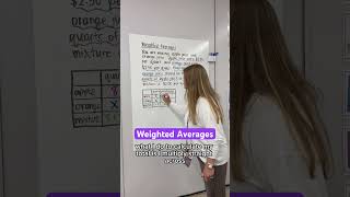 Weighted averages mixture problems iteachalgebra math iteachmath mathematics algebra [upl. by Davita231]