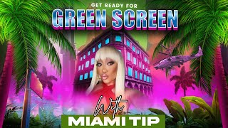 COME TO GREEN SCREEN FOR LOVE AND HIP HOP MIAMI WITH ME [upl. by Ynogoham]