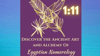 5 STAGES TO ENLIGHTENMENT EGYPTIAN NUMEROLOGY 111 ACTIVATION With Sara Bachmeier [upl. by Eyak]