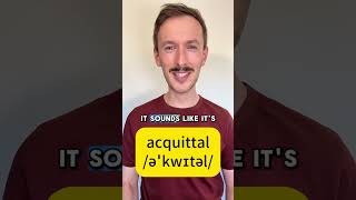 Acquittal pronunciation [upl. by Eastlake945]