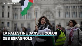 Les Espagnols aux côtés des Palestiniens [upl. by Herwick65]