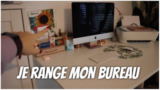 Je range mon bureau 😮‍💨  VLOG [upl. by Yromas]