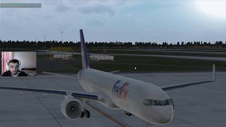 XPlane 11  Fedex 757 Cargo on Vatsim KATL to KMEM [upl. by Mert]