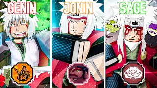 Becoming All Forms Of JIRAIYA in 24 Hours  Shindo Life Roblox [upl. by Iur164]