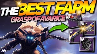 Best Grasp of Avarice Loot FARM 1 Phase EVERYTIME Easy amp FAST  Destiny 2 [upl. by Ydisac]