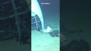 Titan submersible wreckage found scattered on ocean floor [upl. by Aceber772]