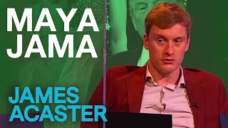 James Acaster Nearly Kills Maya Jama  Big Fat Quiz of the Year  James Acaster Shorts [upl. by Qulllon]