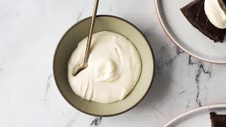 Homemade Creme Fraiche Recipe [upl. by Jereme758]