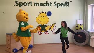 Kindersport zuhause  Fit mit Sportikus Teil 3 Sport mit Luftballons [upl. by Hnacogn124]