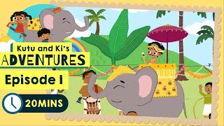 Indian Kids Cartoons  Kutu amp Kis Adventures  20 Mins  Mega Episode 1 [upl. by Mercy984]