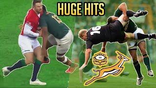 30 Massive Tackles from 30 Springboks Legends [upl. by Clausen]