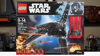 LEGO Star Wars 75156 KRENNICS IMPERIAL SHUTTLE Review 2016 [upl. by Okihcas]