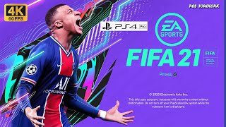 FIFA 21 Gameplay PS4 PRO 4K FHD 60FPS 345 [upl. by Tinor]