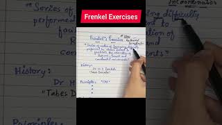 Frenkel Exercises Understanding the key concept physiotherapy [upl. by Pyszka]