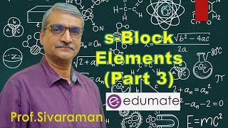 STD 11 CHEMISTRY sBlock Elements Part 3 [upl. by Dincolo]