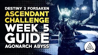 Destiny 2 Forsaken  Ascendant Challenge Week 5 Guide  Agonarch Abyss [upl. by Yelrah]