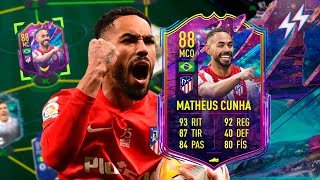 EL MEJOR DELANTERO DE LALIGA CUNHA 88 FUTURE STARS REVIEW FIFA 22 ULTIMATE TEAM [upl. by Nnayr]