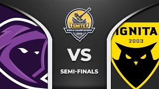 SMITE World Championships 2019 Dignitas VS Team Rival Semifinals 2019 [upl. by Acassej49]