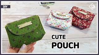 DIY Gift idea Coin amp card purse made in 5 minutes  free pattern Tendersmile Handmade [upl. by Haldan710]