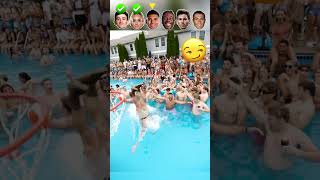 Gavi VS Leehmann VS Casemiro VS Cmavinga VS Messi VS Ronaldo Crazy Water Moments [upl. by Itsyrc]