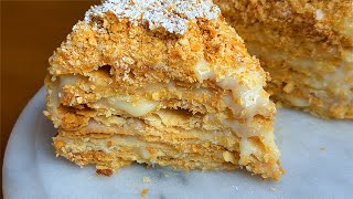 ❤️Torte Napoleon 🍰Das Schnellste Rezept 💯Sehr Weich💯 [upl. by Carrew]