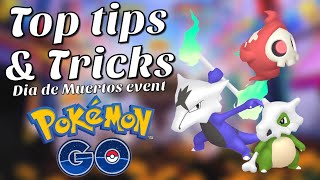 Top Tips and Tricks Dia de Muertos Event Pokemon Go Day of The Dead event [upl. by Amolap443]