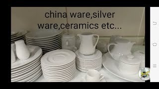 Flatwaresilver warechinawareceramics and holloware [upl. by Jazmin]