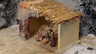 Come realizzare una capanna per il presepe [upl. by Nahgeem]