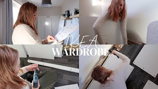 BUILDING AN IKEA SONGESAND WARDORBE VLOG [upl. by Deb]