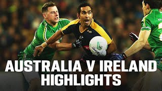 AFL  Australia v Ireland International Rules Highlights 2015 [upl. by Finella]