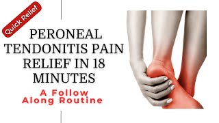 Quick Relief from Peroneal Tendonitis with these 5 Easy Stretches A Follow Along Routine [upl. by Anilas682]