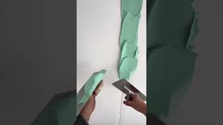 Filling Q1 with green filling compoundshots drywallfinisher [upl. by Bucher]