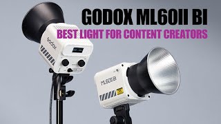 Godox ML60II BI  Best Light for Content Creators [upl. by Flossie]