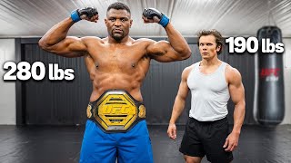 Training W MMA’s Strongest Fighter Francis Ngannou [upl. by Uok]