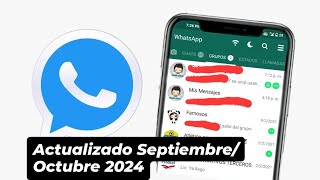 WhatsApp Plus con antiban y antibloqueo actualizado SeptiembreOctubre del 2024  Última versión [upl. by Atiuqrahc691]